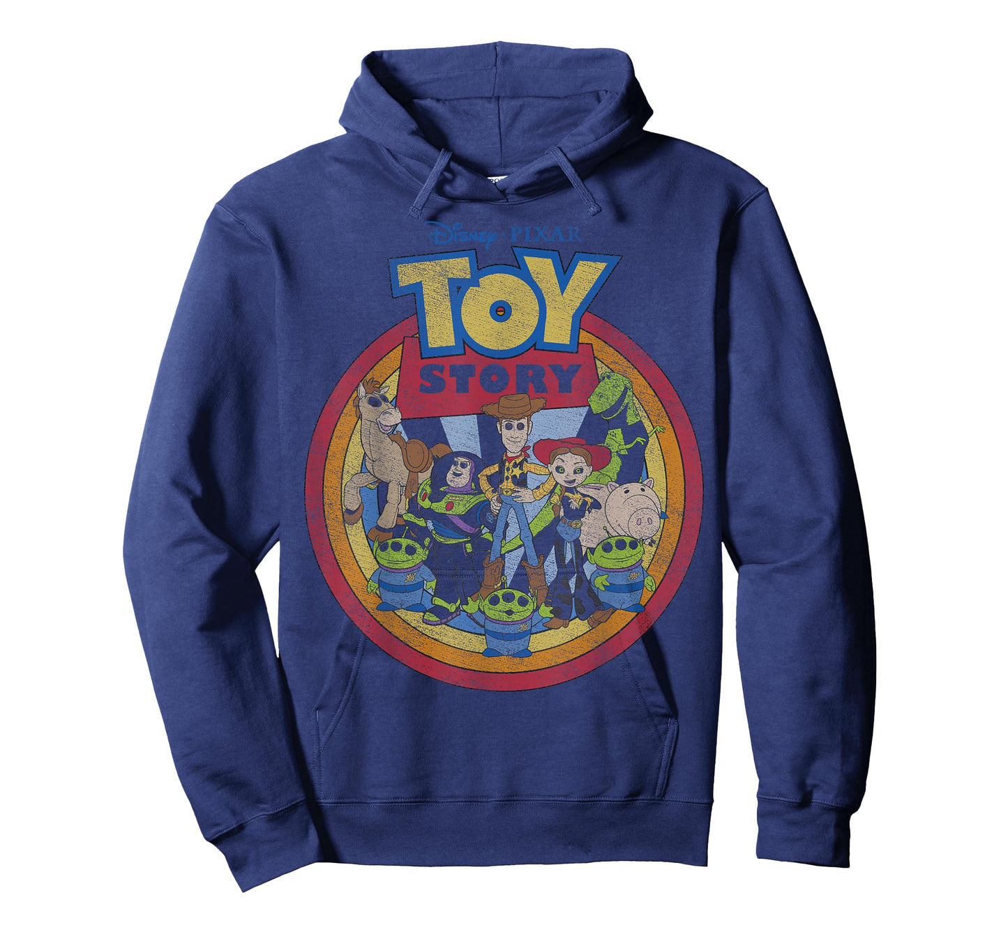 Disney Pixar Toy Story Vintage Circle Portrait Logo T-Shirt