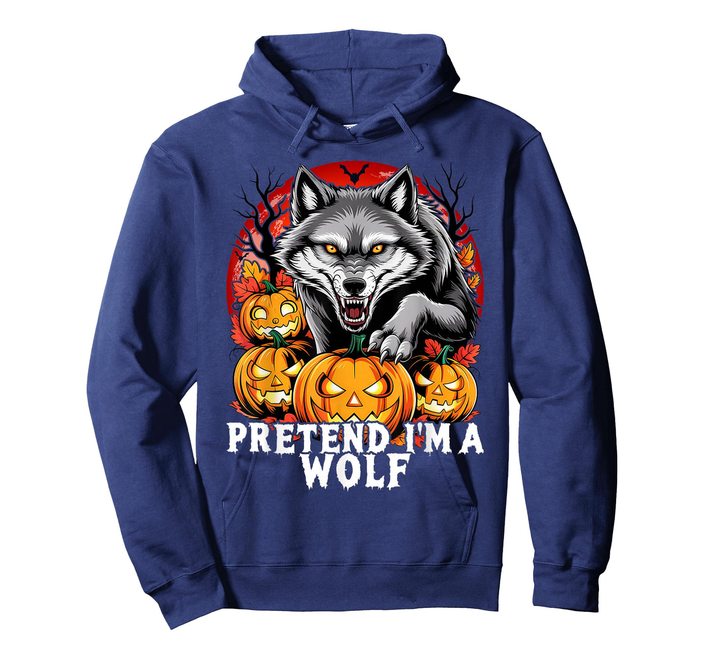 Pretend I'm A Wolf Funny Halloween Costume Matching Group T-Shirt