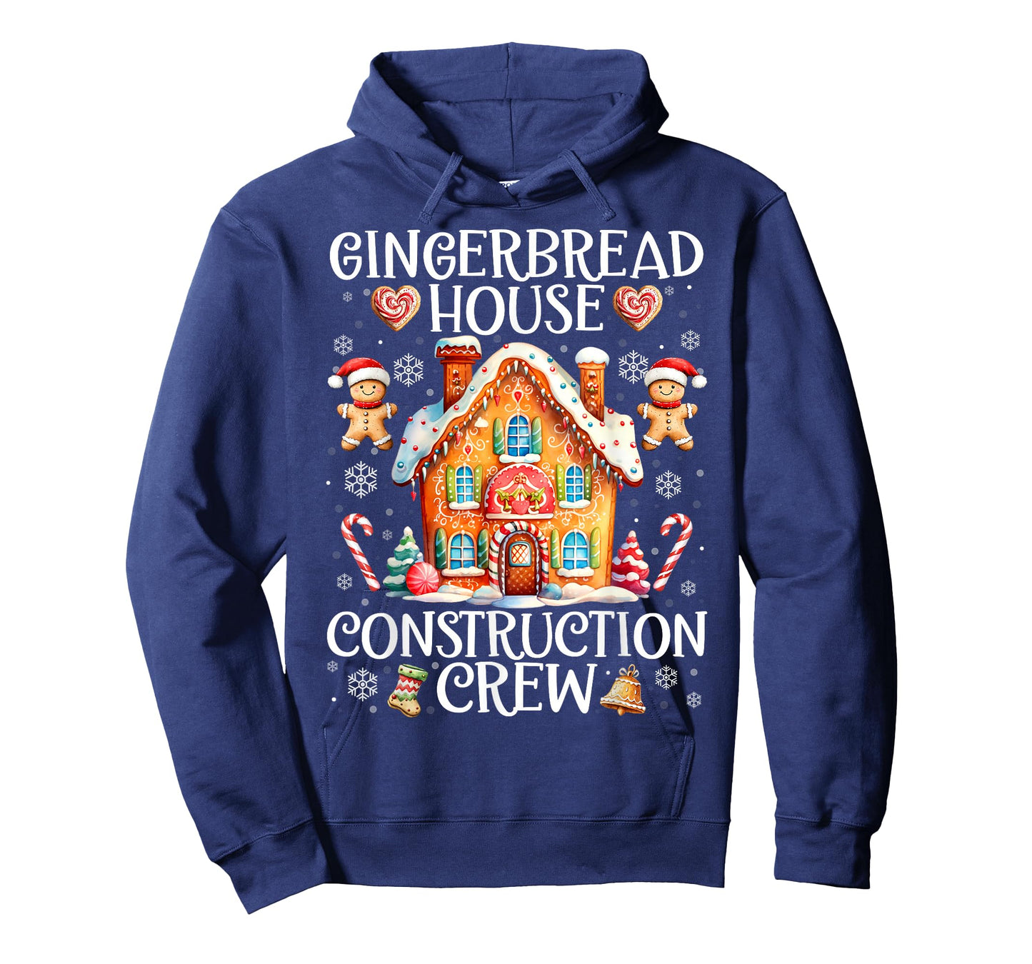 Gingerbread House Construction Crew Baking Christmas Cookie T-Shirt