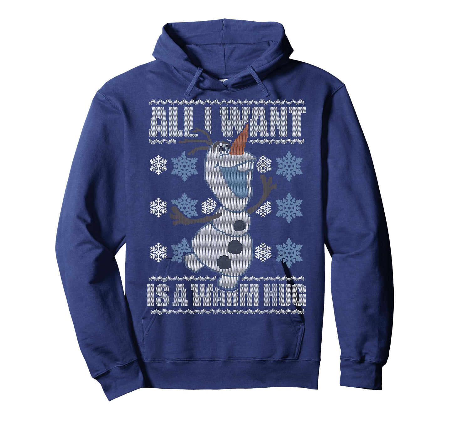 Disney Frozen Olaf All I Want Is A Warm Hug Ugly Sweater T-Shirt