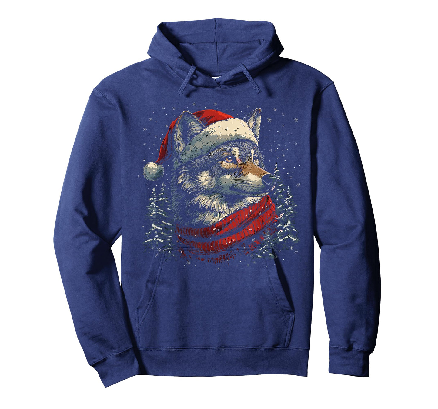 Wolf Reindeer Christmas Pajama Funny Wolves Xmas T-Shirt
