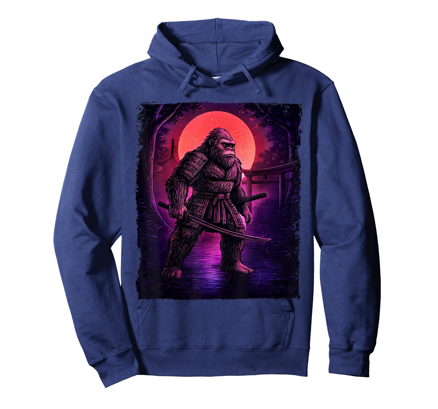 Samurai Bigfoot - Sasquatch Yeti Cryptids T-Shirt