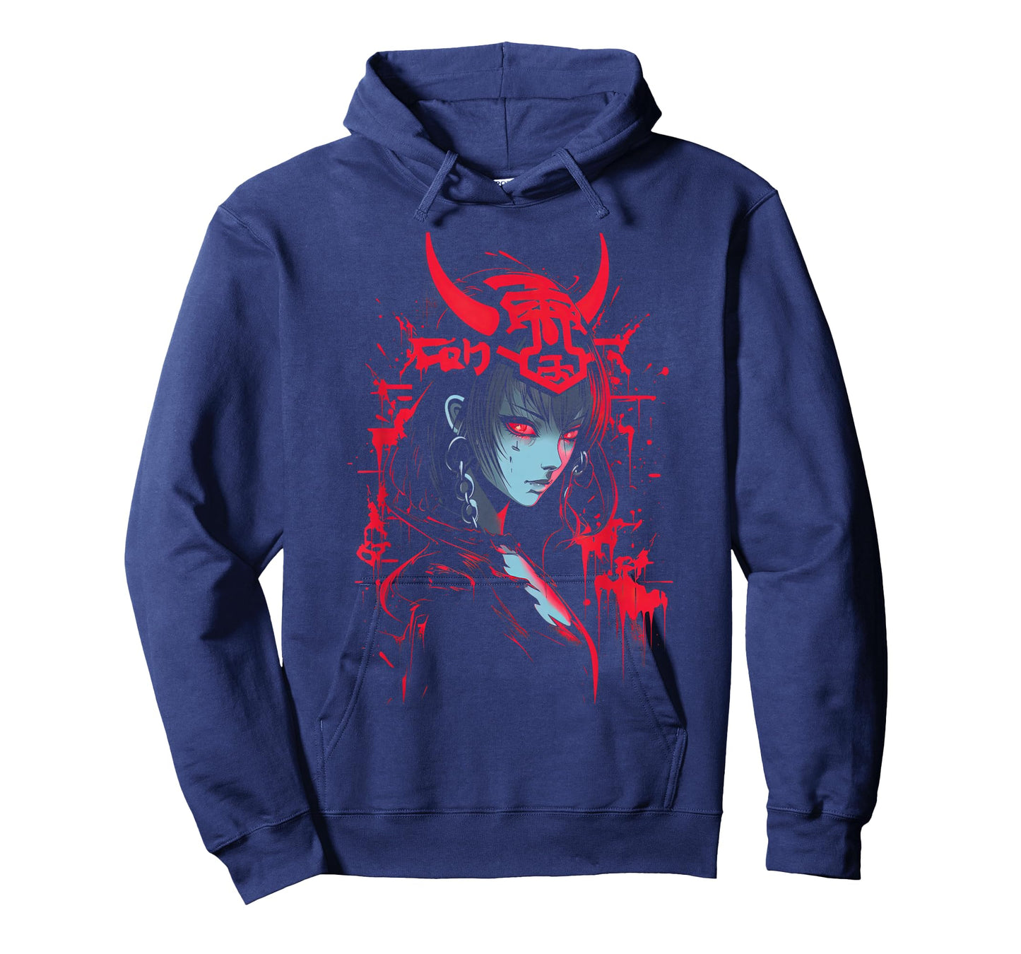 Anime Goth Girl Japanese Aesthetic Grunge Horror T-Shirt