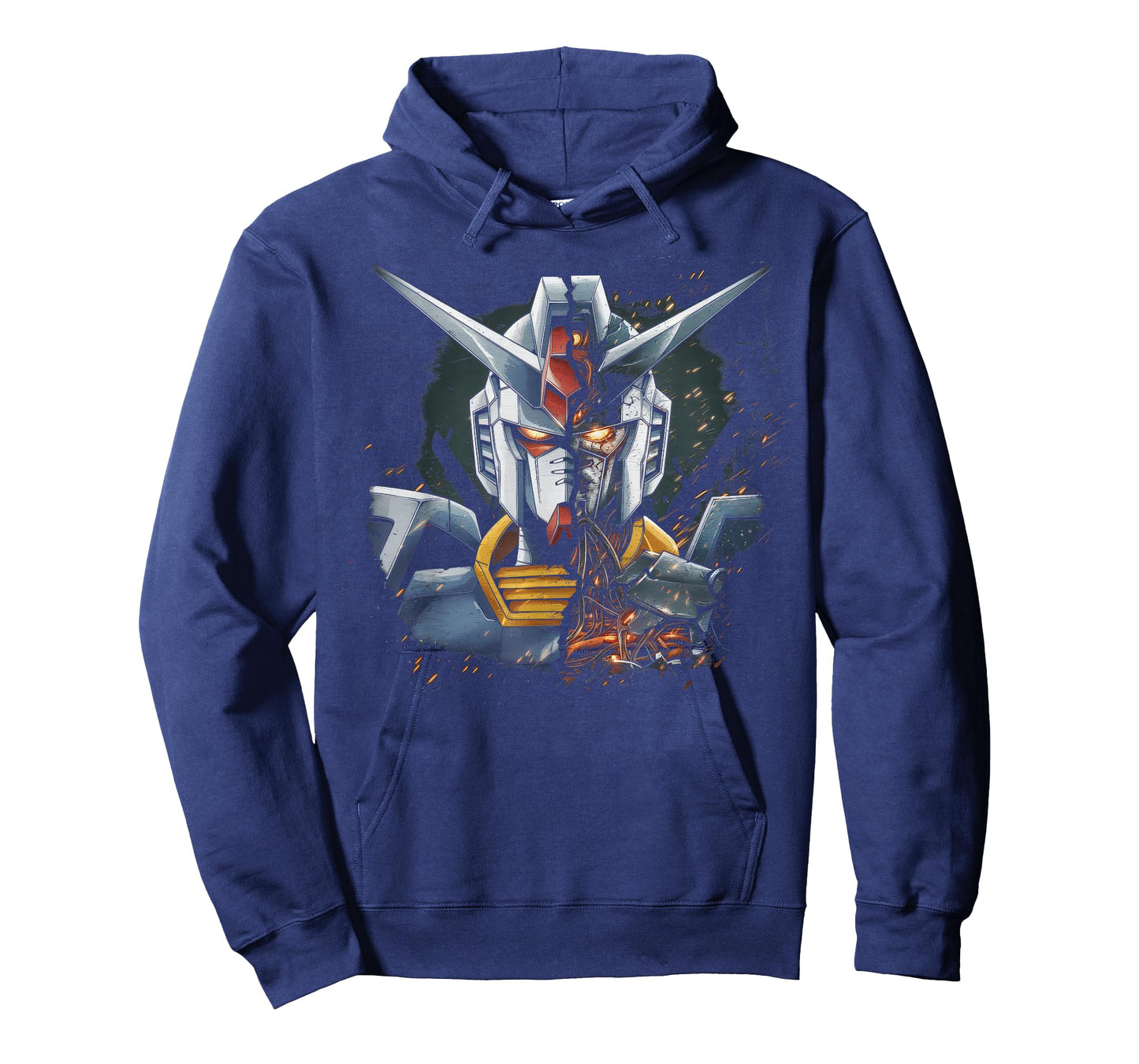 Mecha Tshirt Japanese Mecha Robot Head Anime Art Ukiyo-E T-Shirt