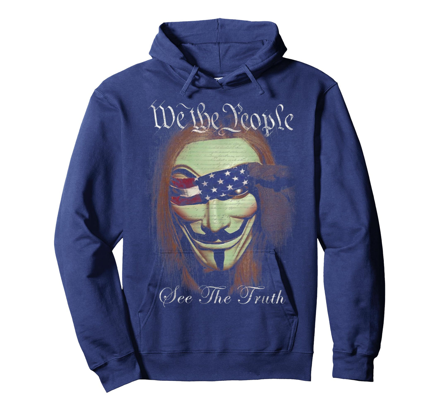 We The People See The Truth Patriot Funny Mask T-Shirt