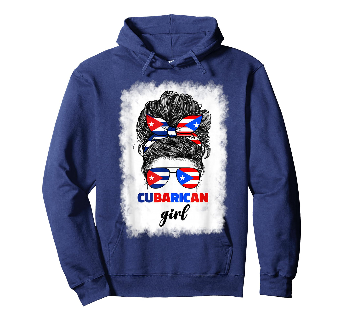 Half Cuban and Puerto Rican Rico Cuba Flag Cubarican Girl T-Shirt