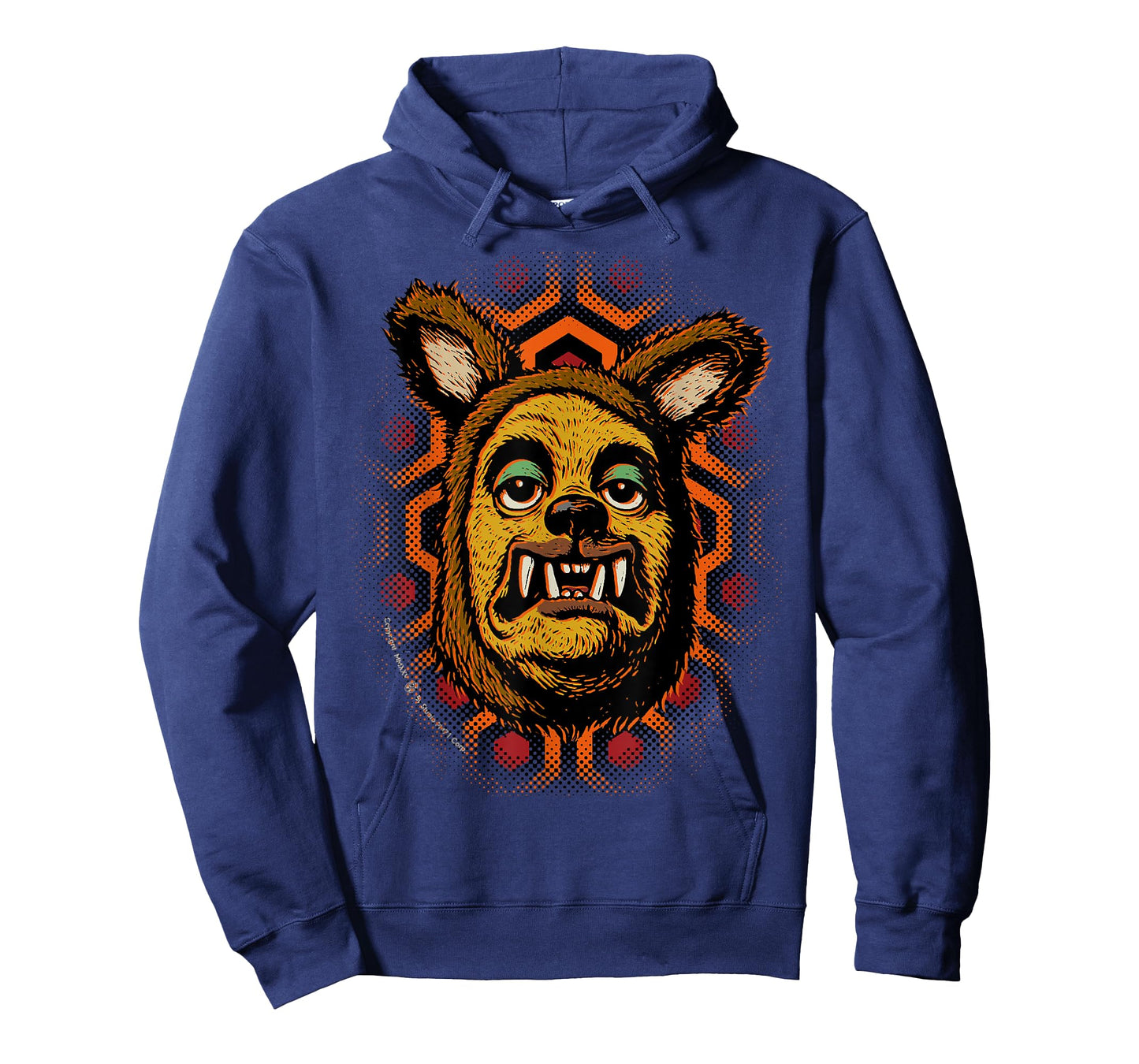 Shining Bear Man Furry T-Shirt