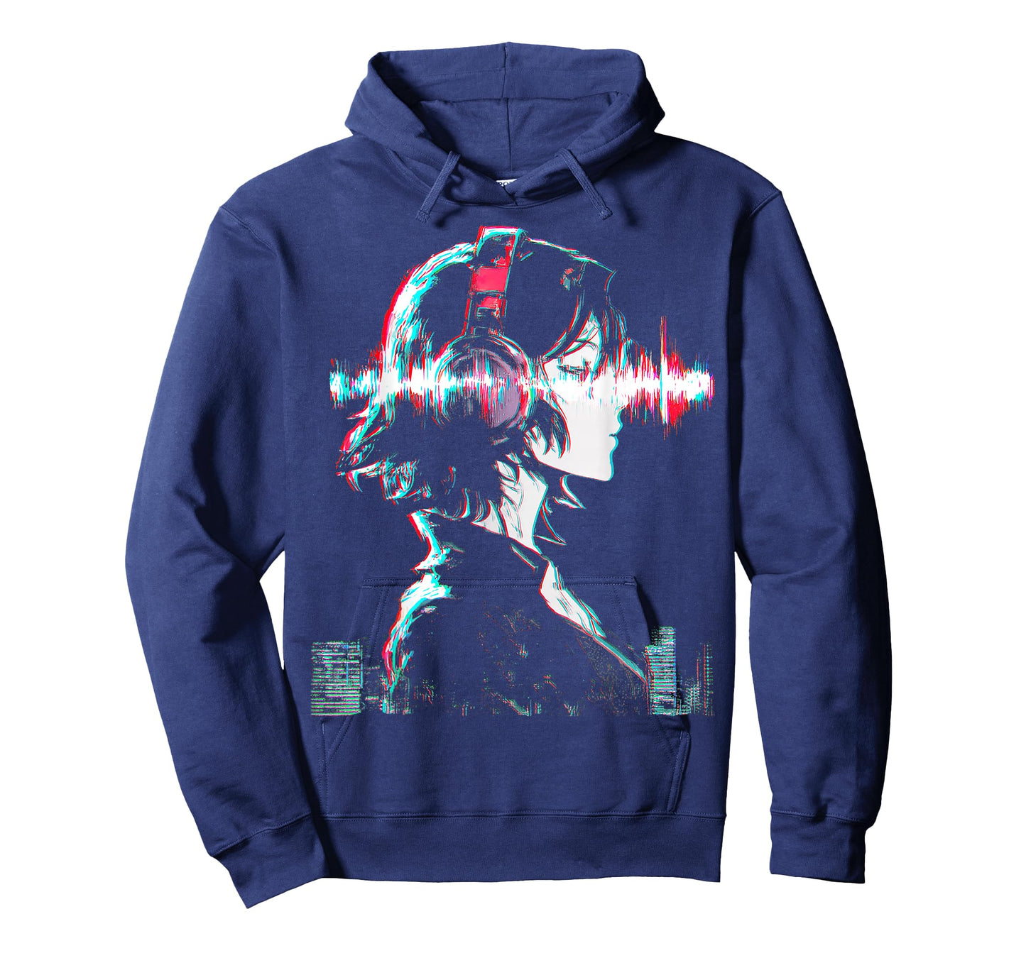 Anime DJ Music Headphones T-Shirt