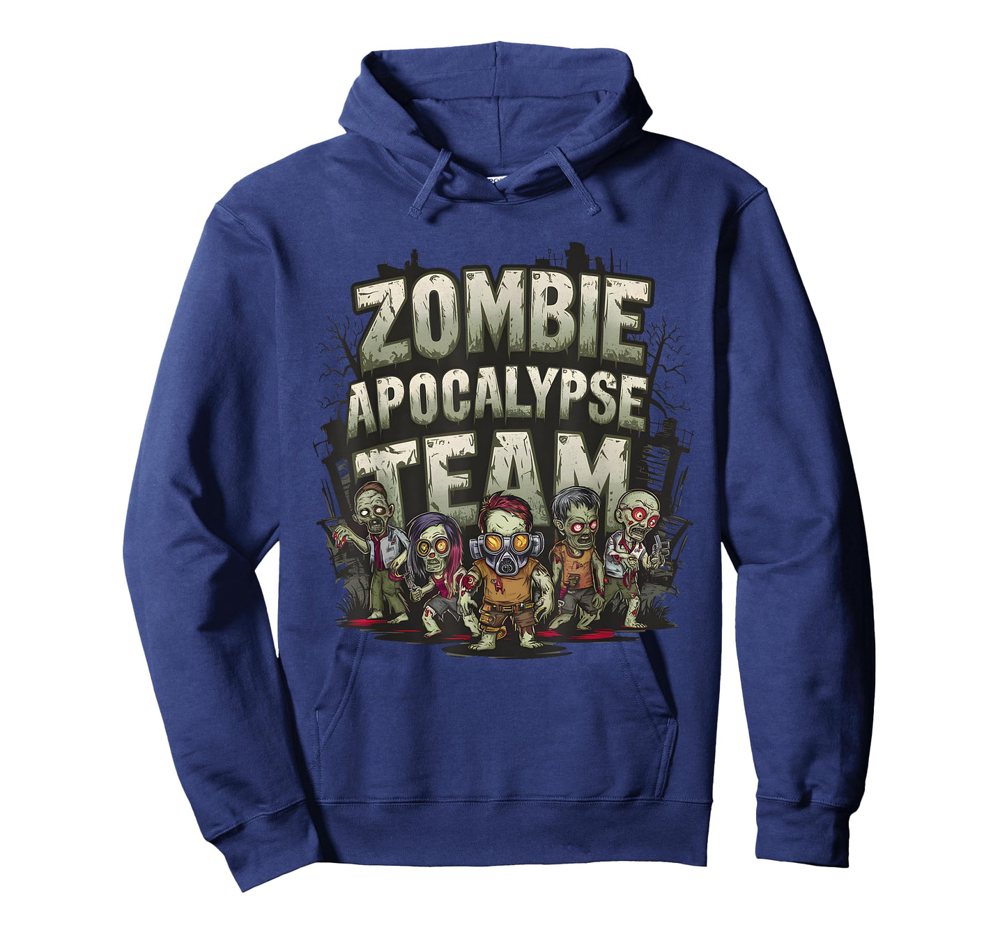Halloween Zombie Apocalypse Team Art T-Shirt