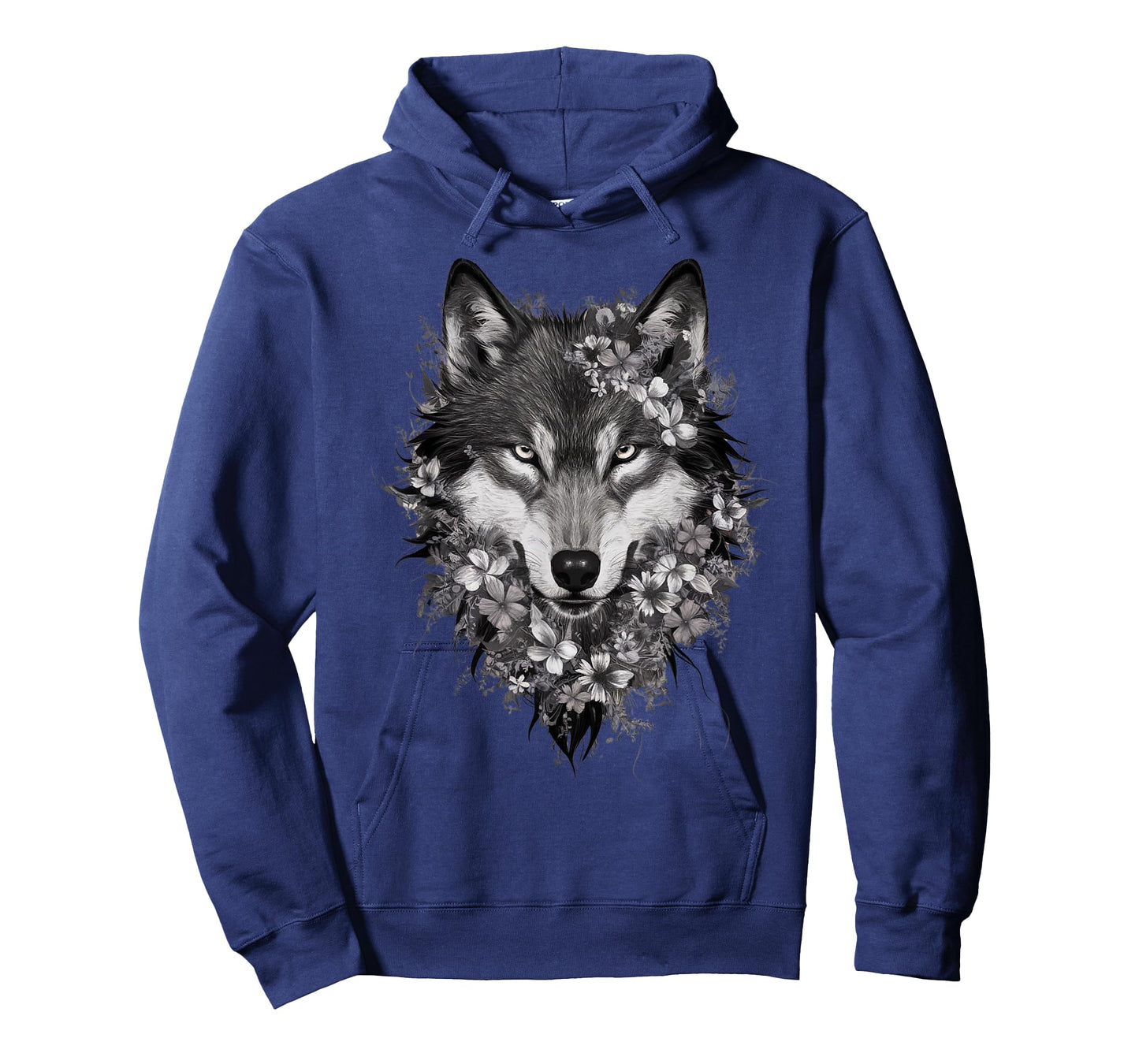 Floral Wolf Vintage Flowers Wolf Face for Wolves Lover T-Shirt