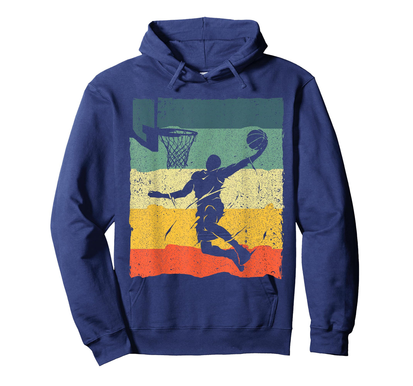 Cool Basketball Art For Men Women Vintage Basketball Player T-Shirt