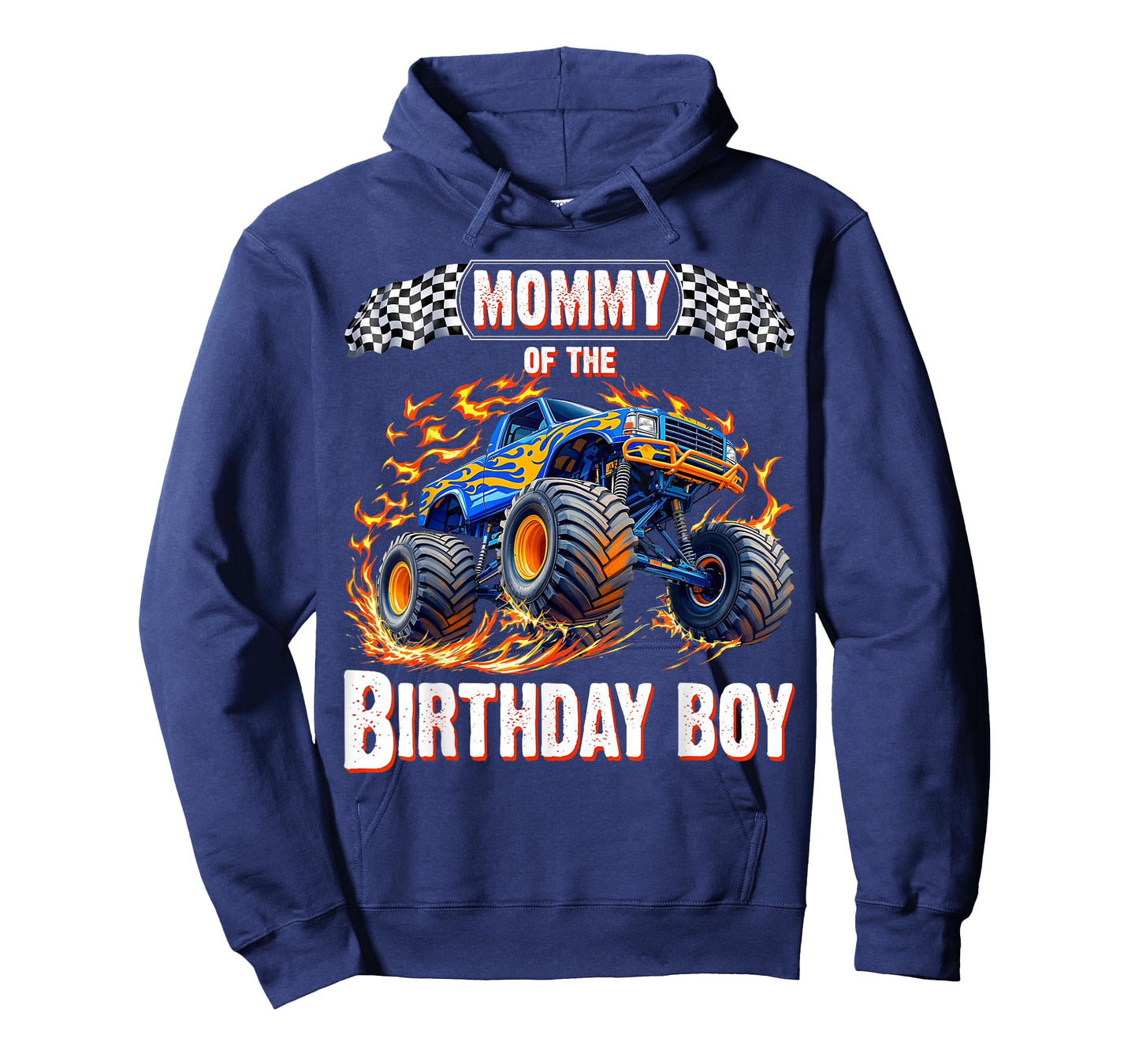 Mommy of the Birthday Boy Monster Truck Birthday T-Shirt