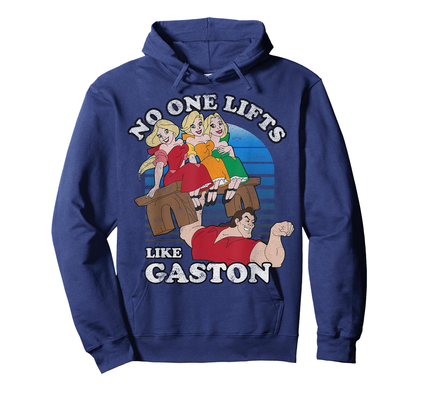 Disney Beauty and the Beast Retro No One Lifts Like Gaston T-Shirt