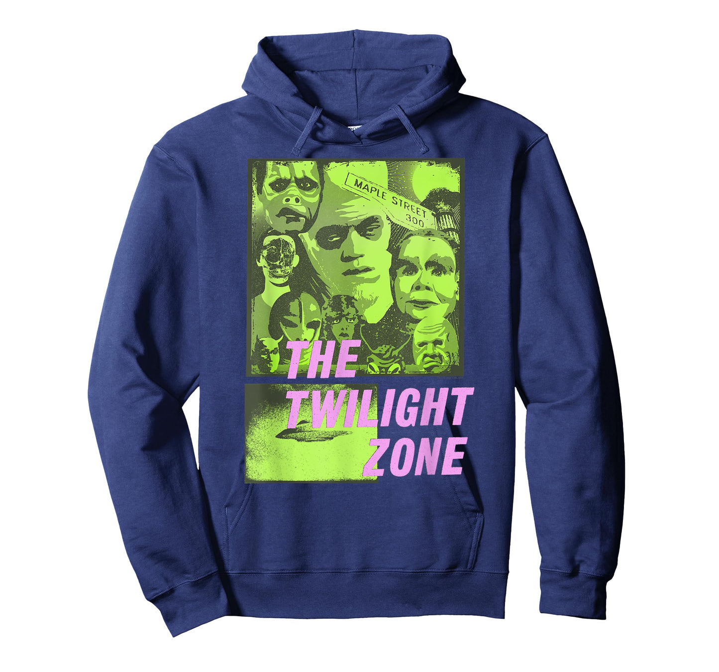 The Twilight Zone Pop Art Color Collage Retro TV Show T-Shirt
