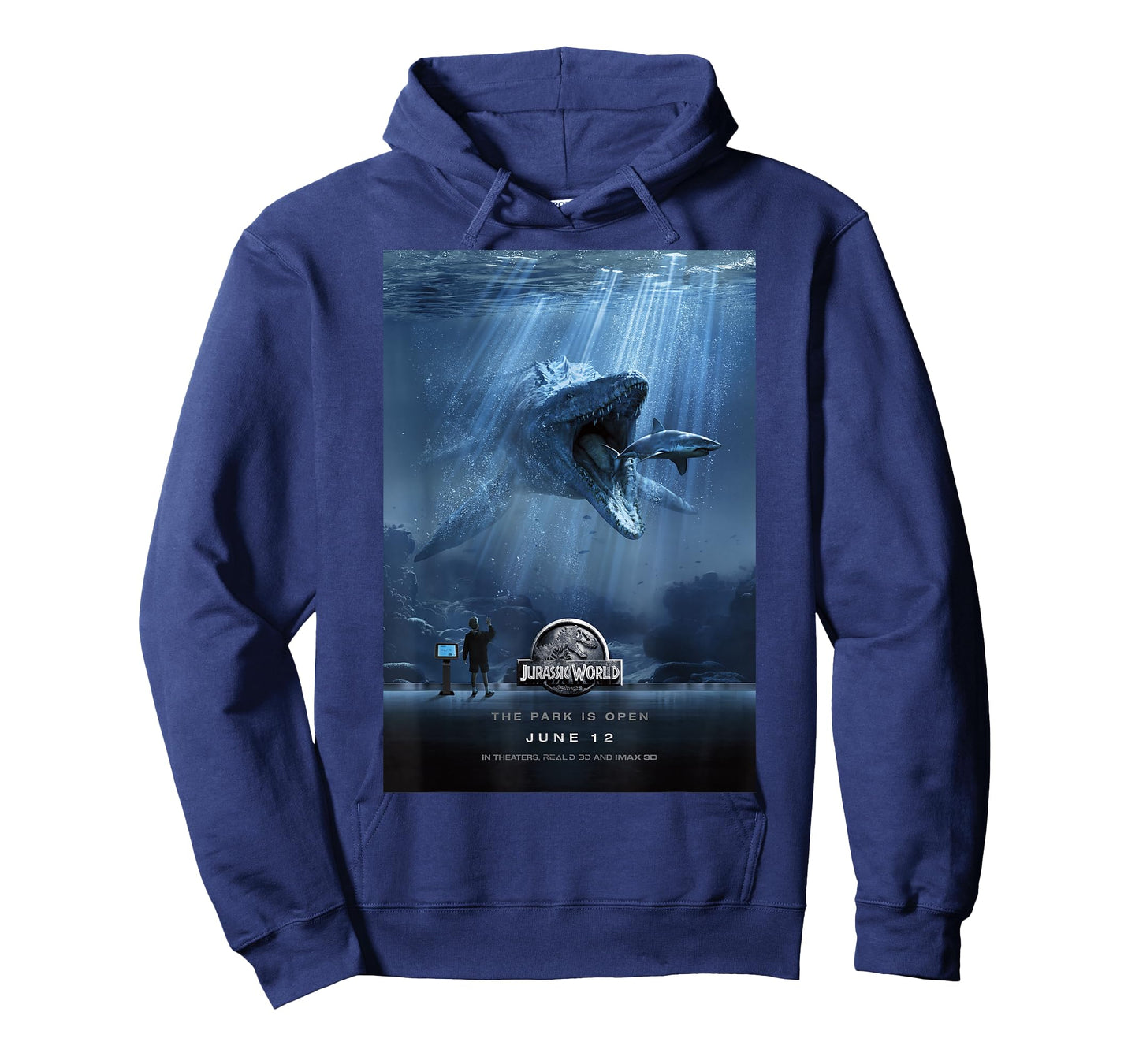 Jurassic World Mosasaurus Movie Poster Graphic T-Shirt T-Shirt
