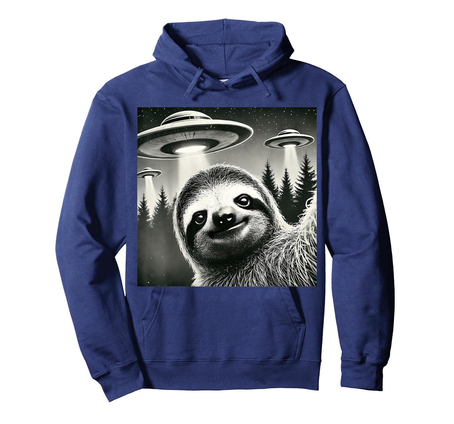 Funny Sloth Selfie UFOs T-Shirt