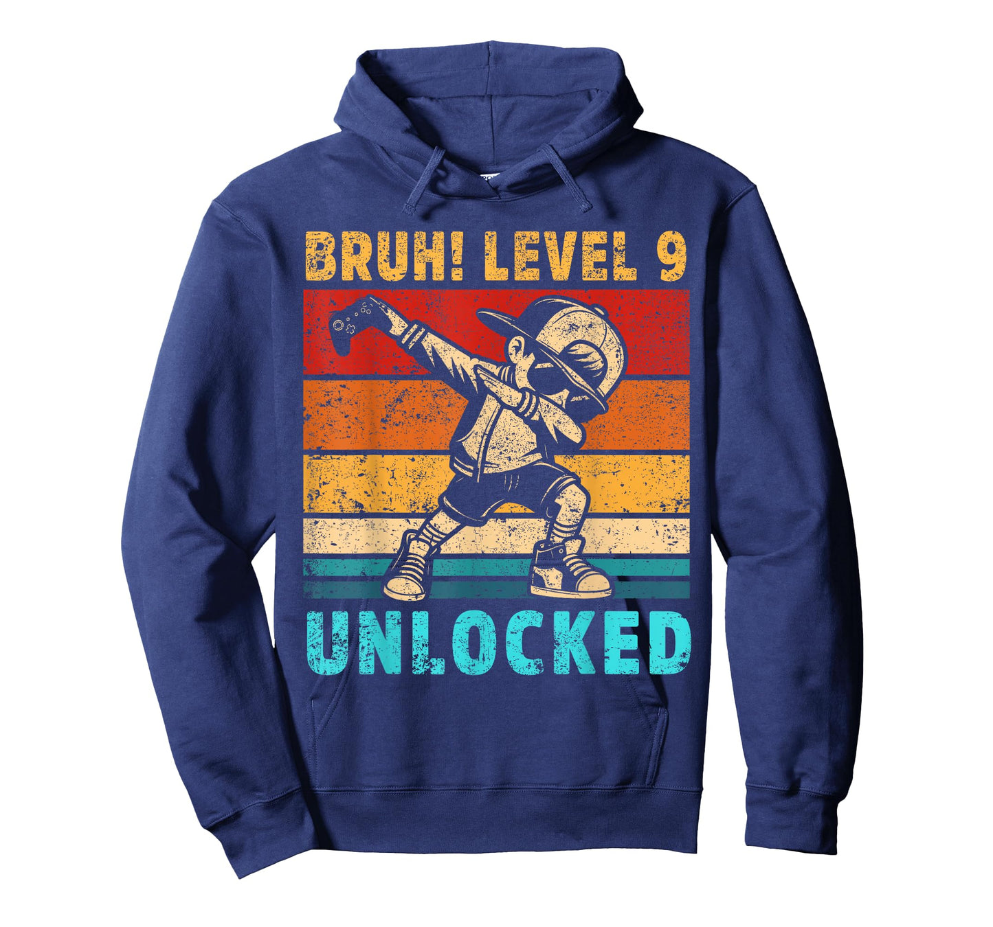 9 Year Old Birthday Dabbing Boy Bruh 9th level unlocked T-Shirt