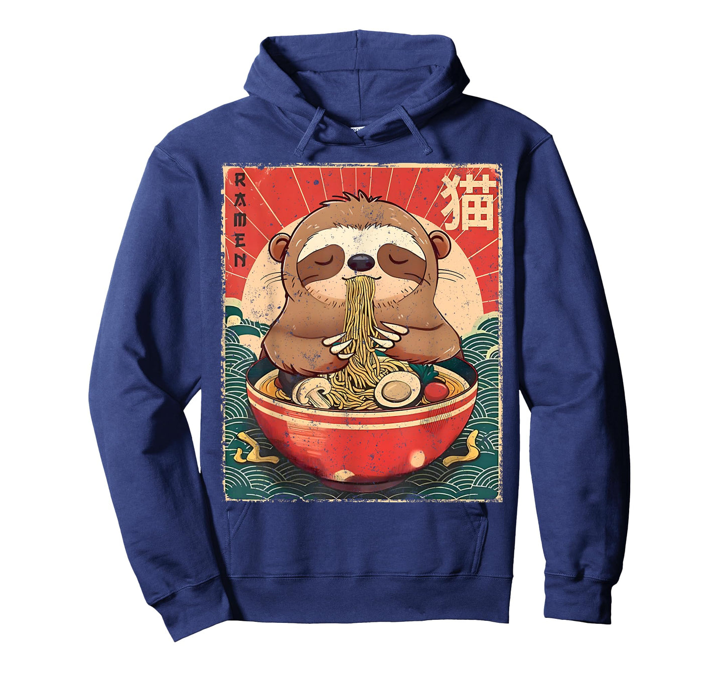 Sloth Ramen Japanese Funny Graphic Kawaii Sloths Anime Gifts T-Shirt