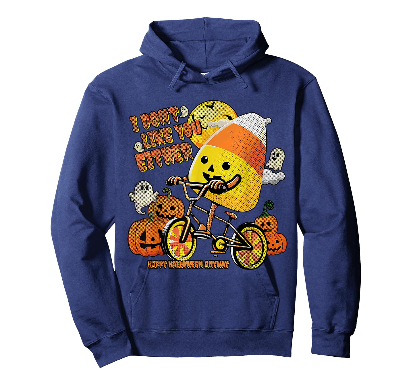 Halloween Costume Team Candy Corn I Don't Like You Either T-Shirt