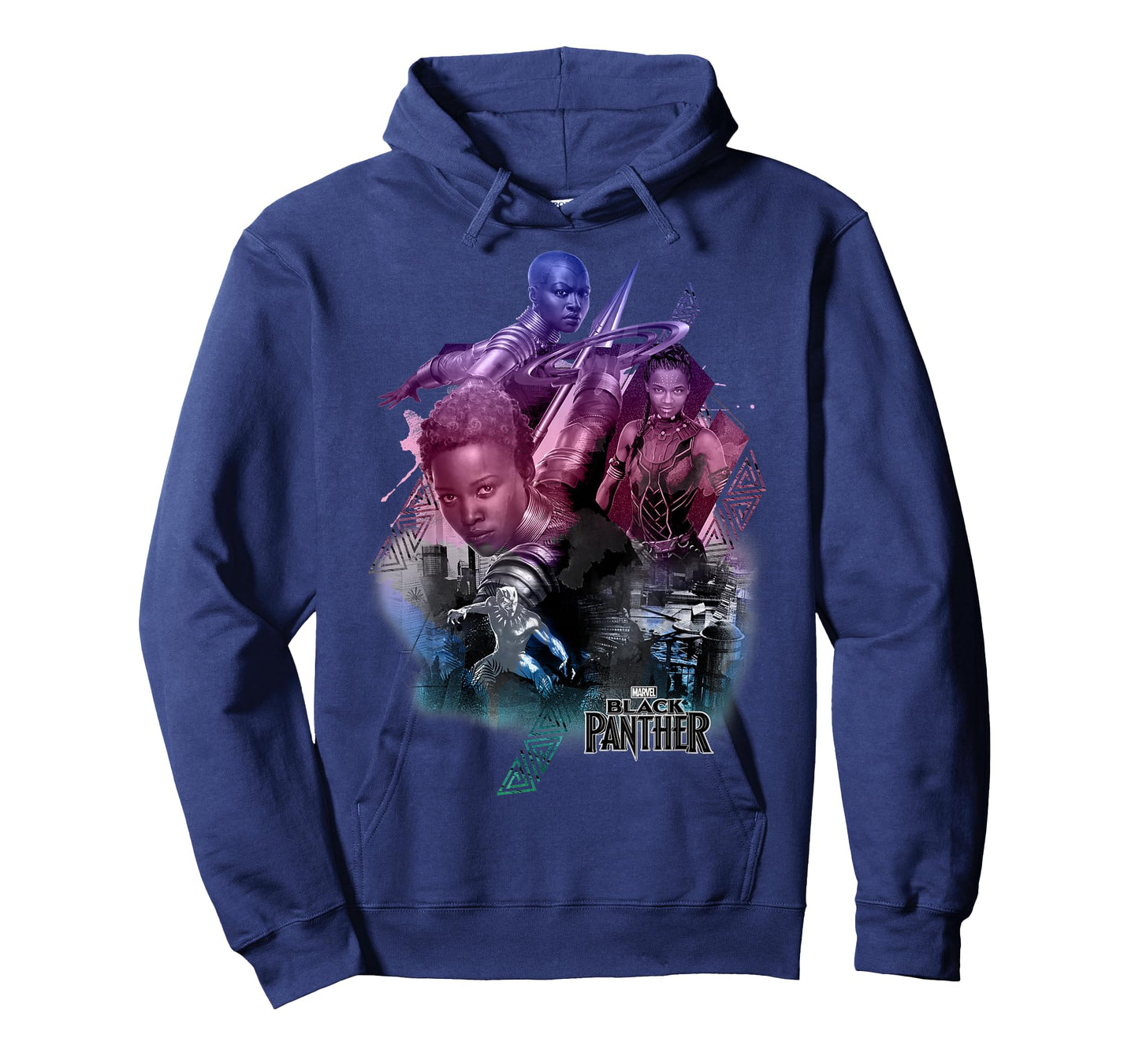 Marvel Black Panther Movie Heroine Poses Graphic T-Shirt T-Shirt