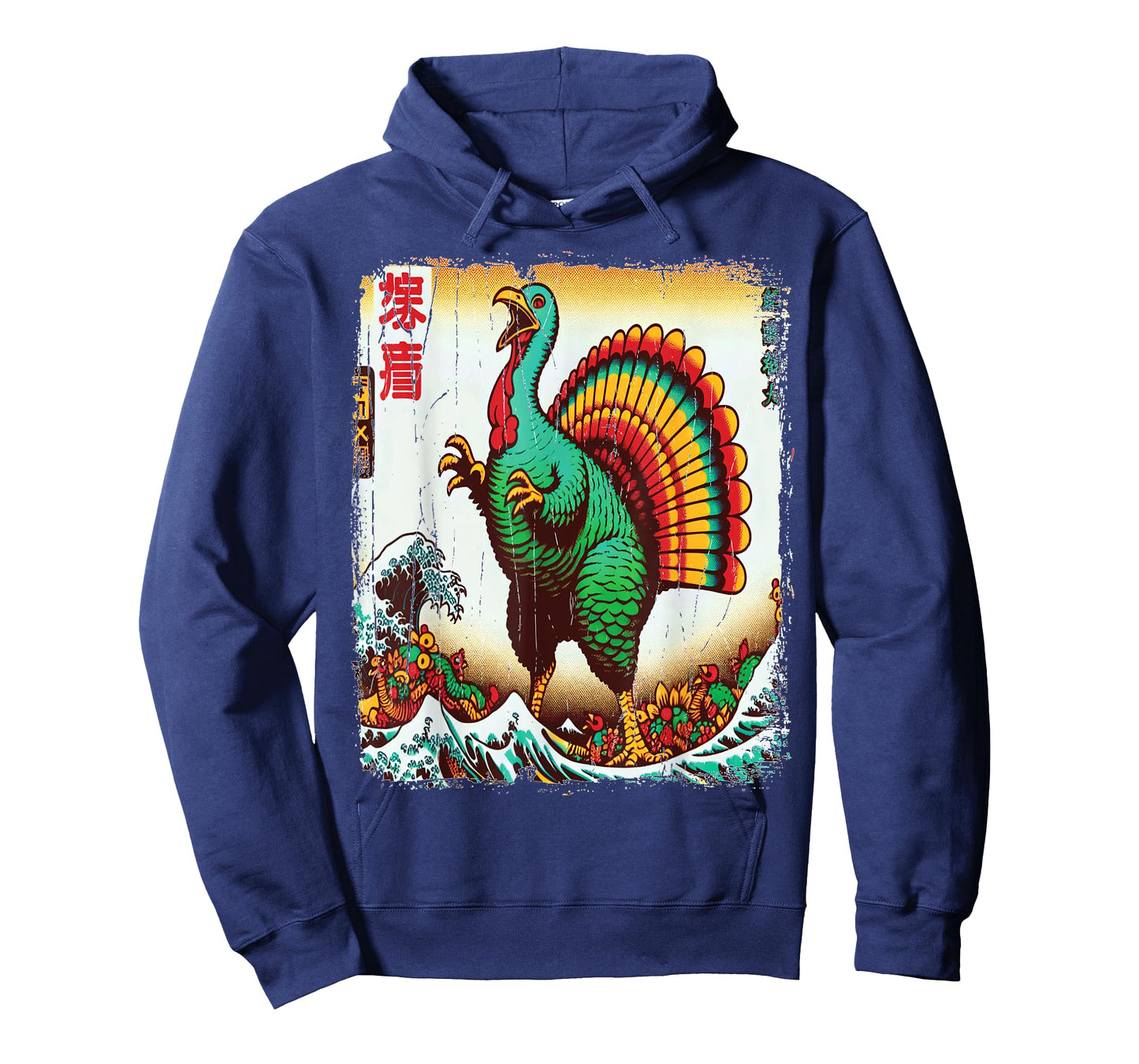 Turkey Day Kanagawa Wave Gobblezilla T-Shirt