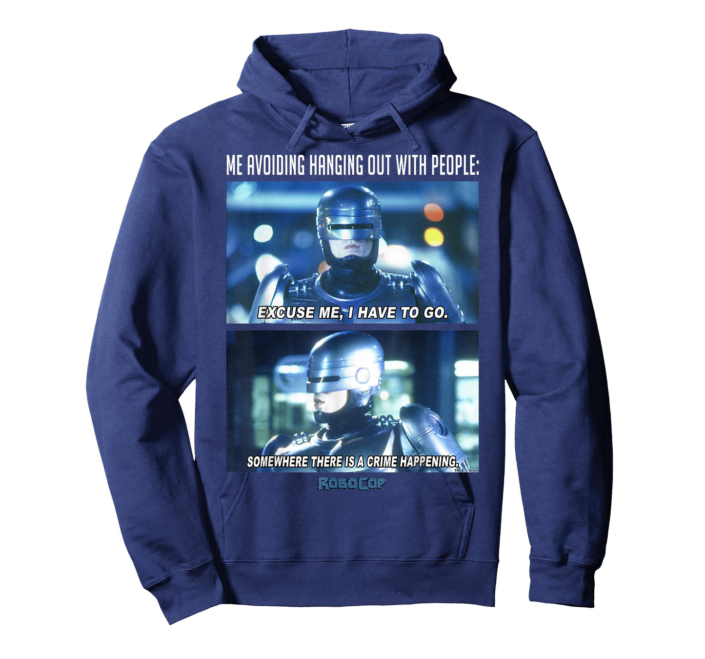 RoboCop Me Avoiding Hanging Out With People Meme T-Shirt