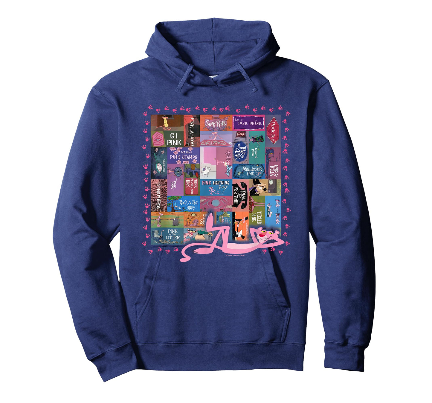 Pink Panther Vintage Titles T-Shirt Small
