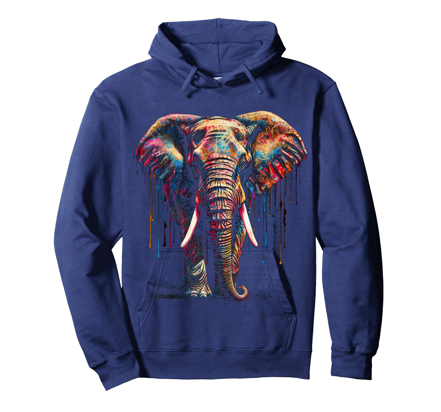 Elephant Art - Animal Colourful Zoo Elephant T-Shirt