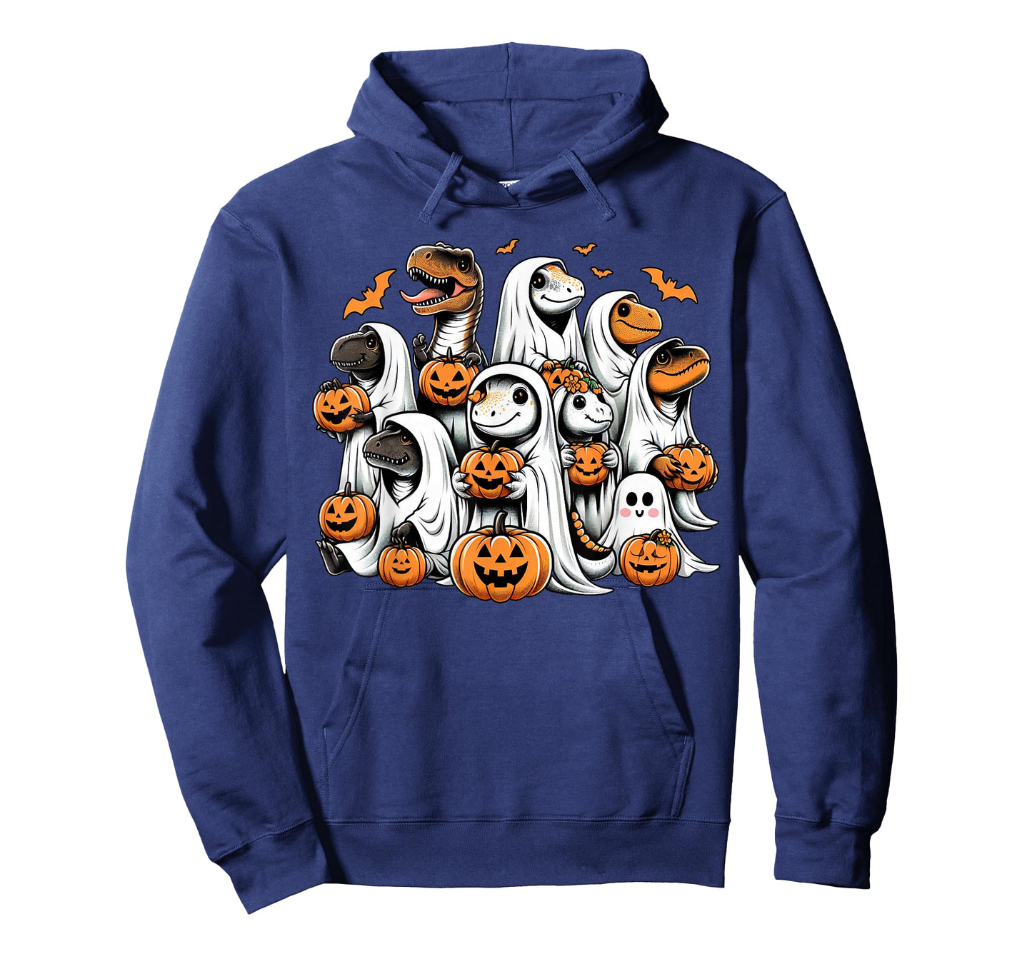 Cute Ghost Dinosaur T Rex Dressed As Ghost Funny Halloween T-Shirt