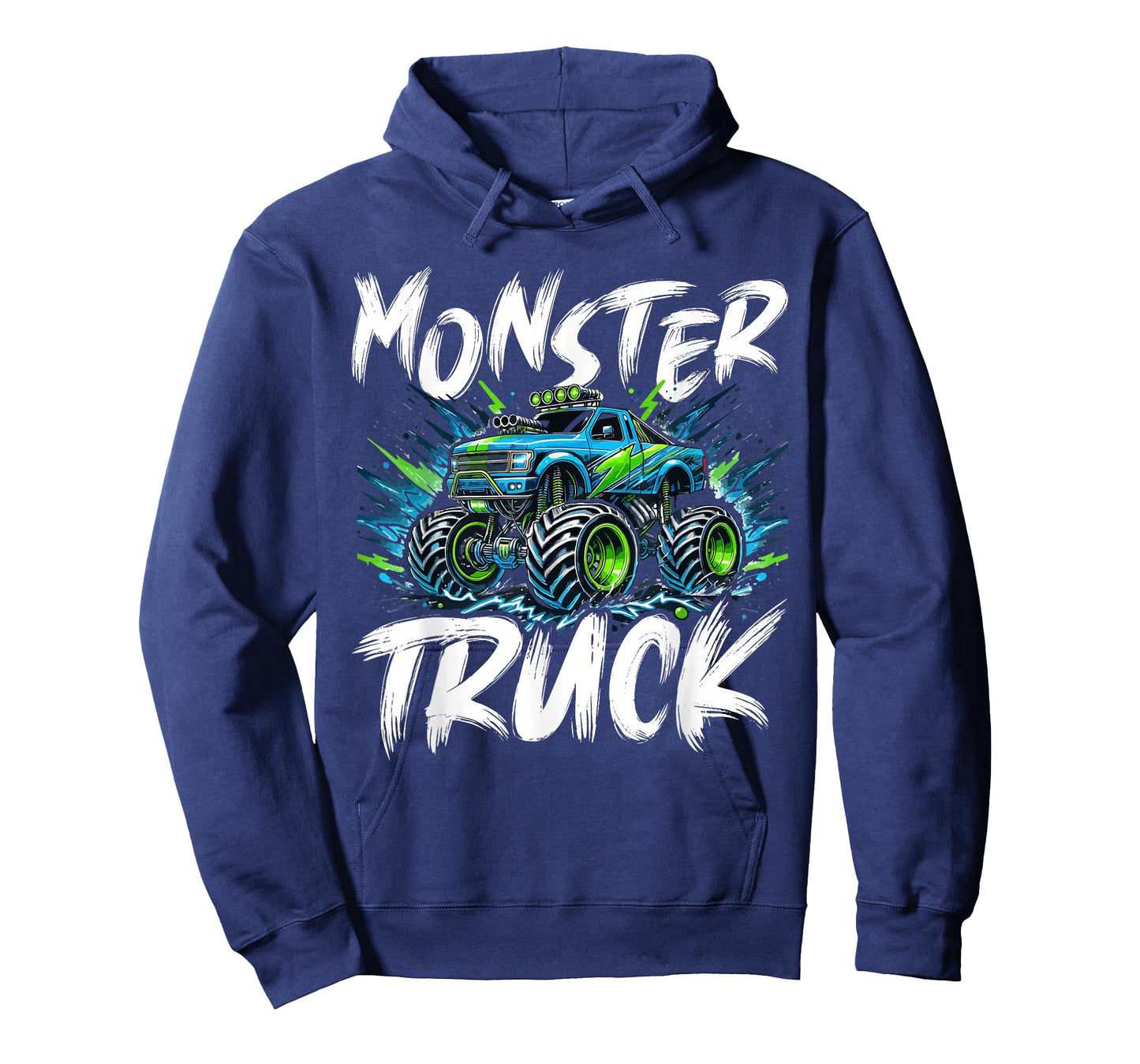 Monster Truck Men Kids Boys T-Shirt