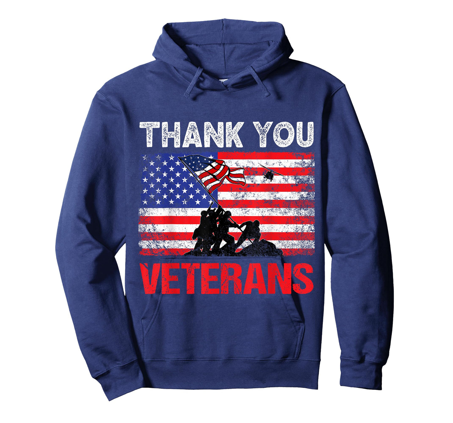 Thank You Veterans Service Patriot Veteran Day American Flag T-Shirt