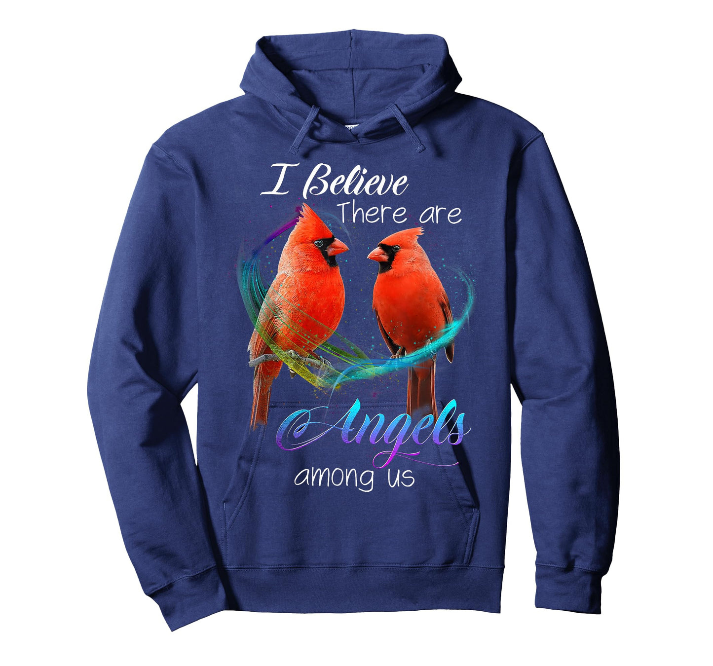 Cardinal Bird I Believe There Are Angels Among Us T Shirt T-Shirt