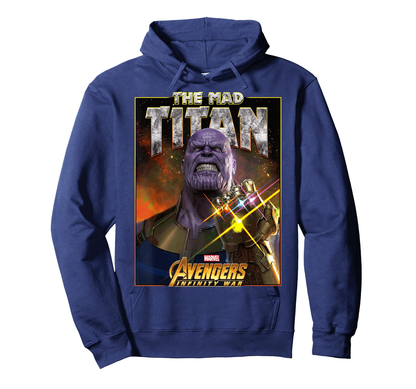 Marvel Infinity War Thanos Mad Titan Bling Graphic T-Shirt T-Shirt