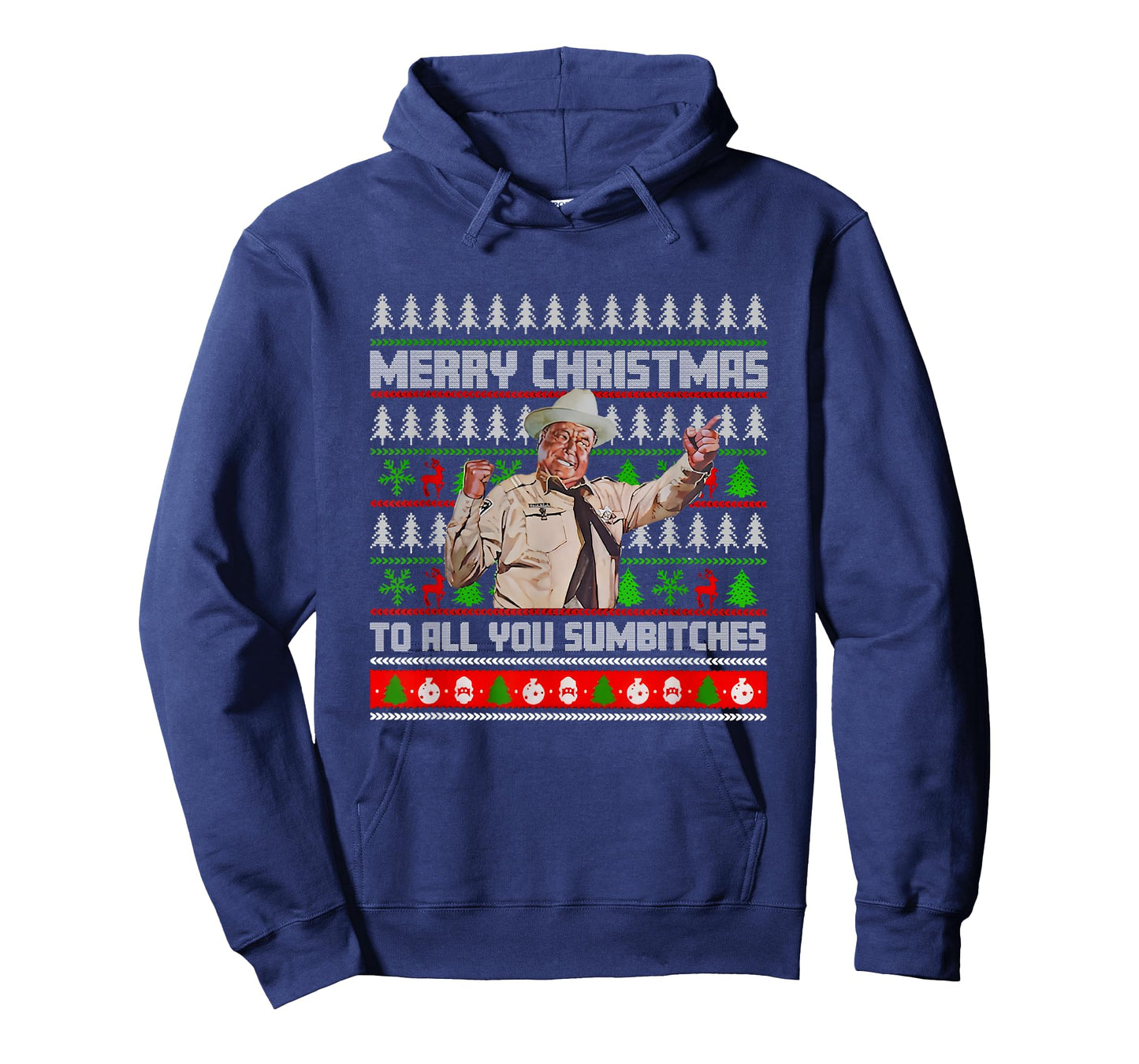 Merry Christmas to All You Sumbitches Funny Ugly Sweater T-Shirt
