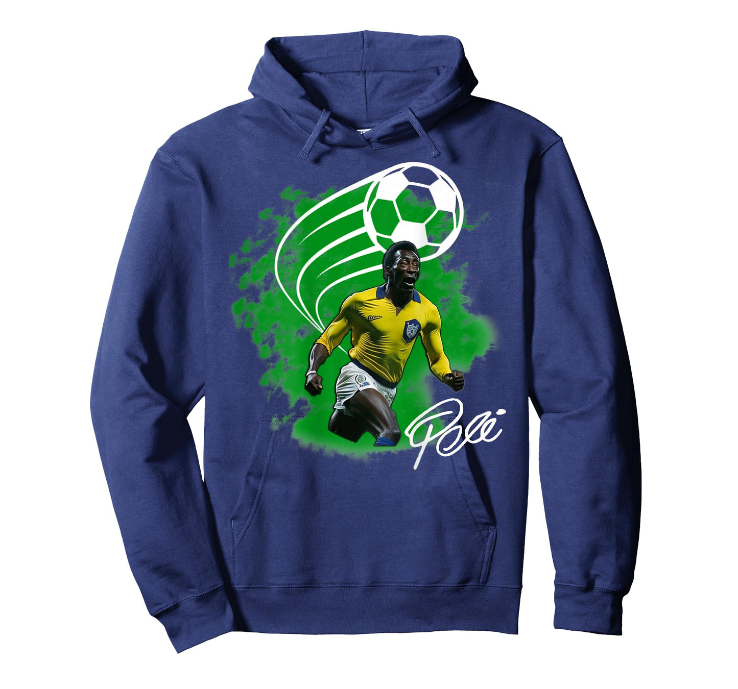 Pele_Brasil_004_Back Printed T-Shirt