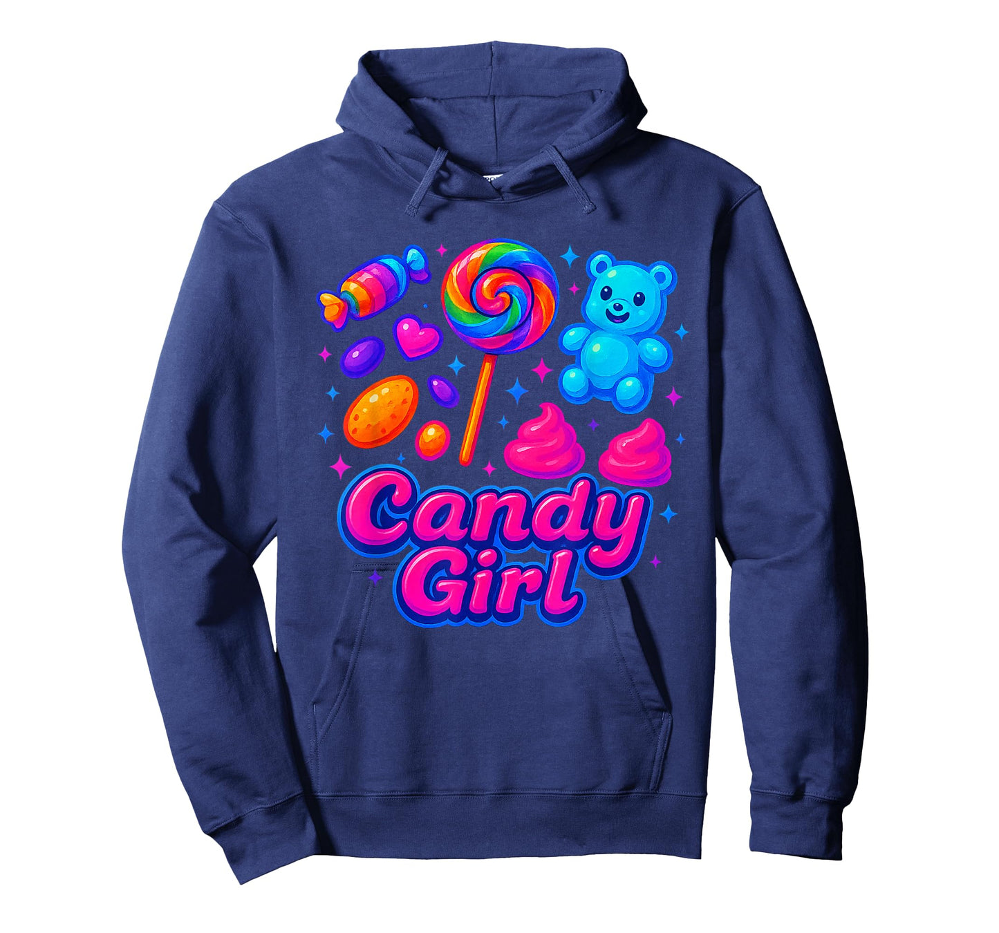 Candy Girl Sweet Lollipop Cotton Candy Cute Shirt T-Shirt