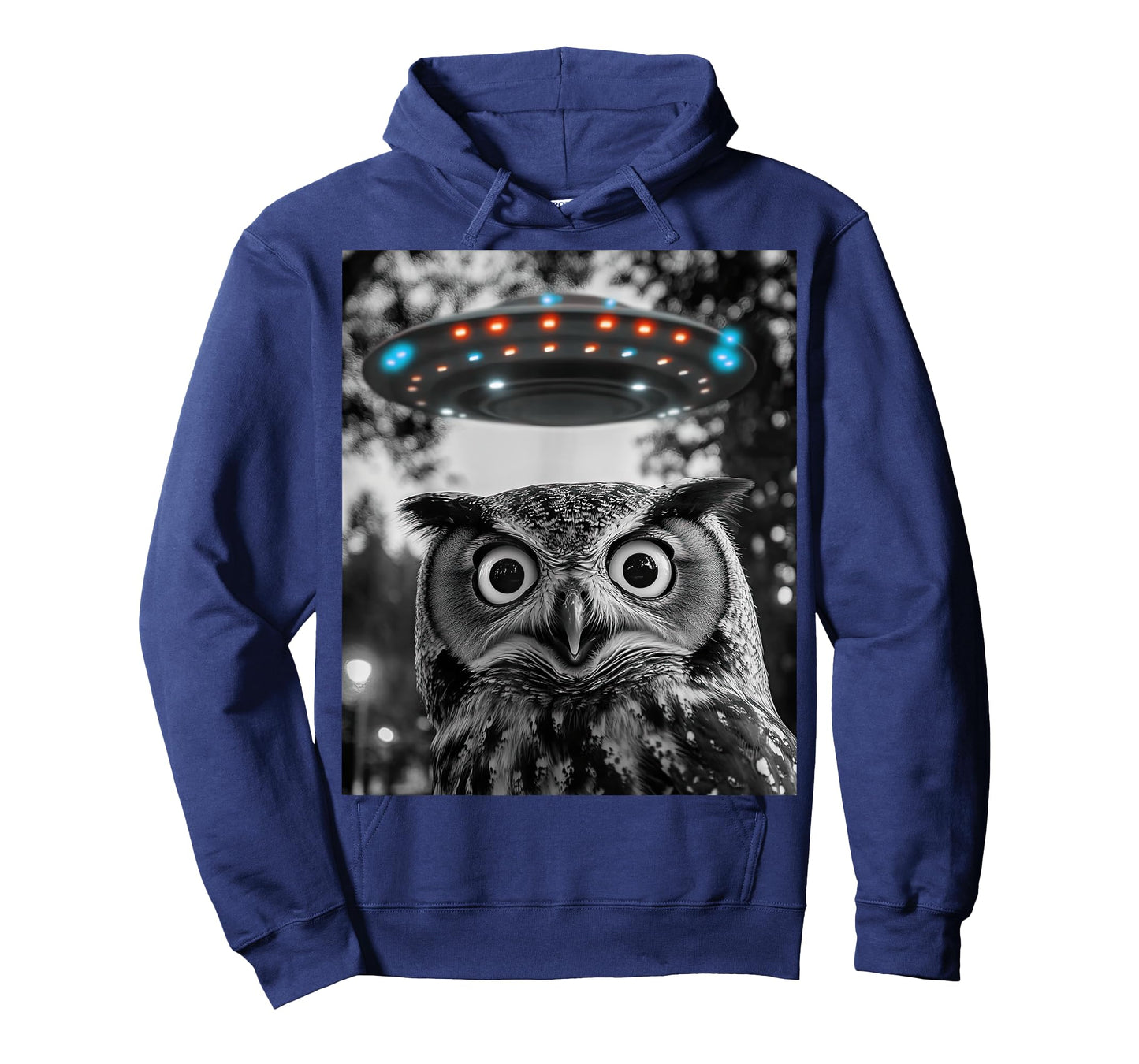 Owl Selfie With Alien UFO Men Women Boys Girls Kids T-Shirt