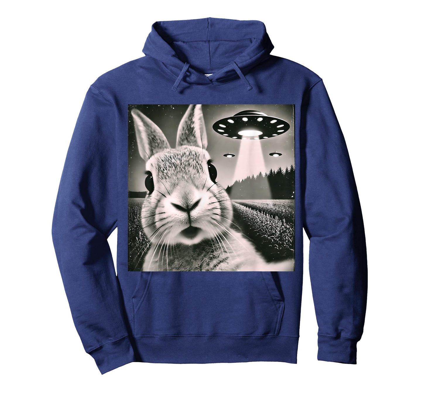 Funny Rabbit Bunny Selfie UFOs T-Shirt