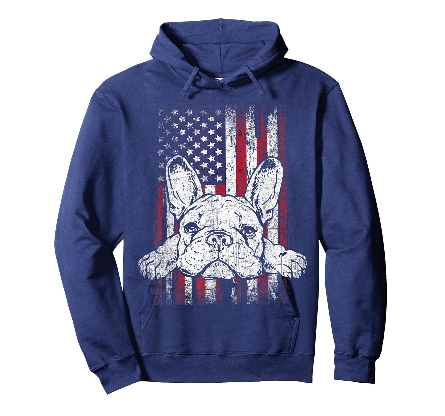 Patriotic French Bulldog American Flag Dog T-Shirt