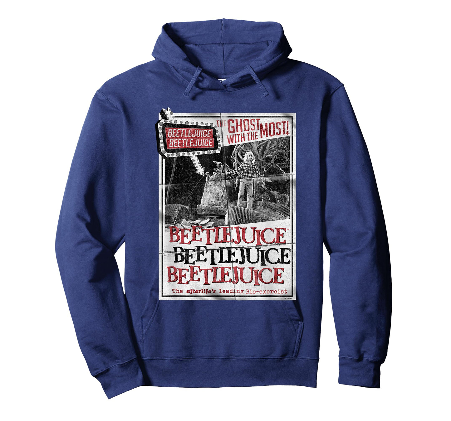 Beetlejuice Vintage Retro Ghost With The Most Faded Flyer T-Shirt