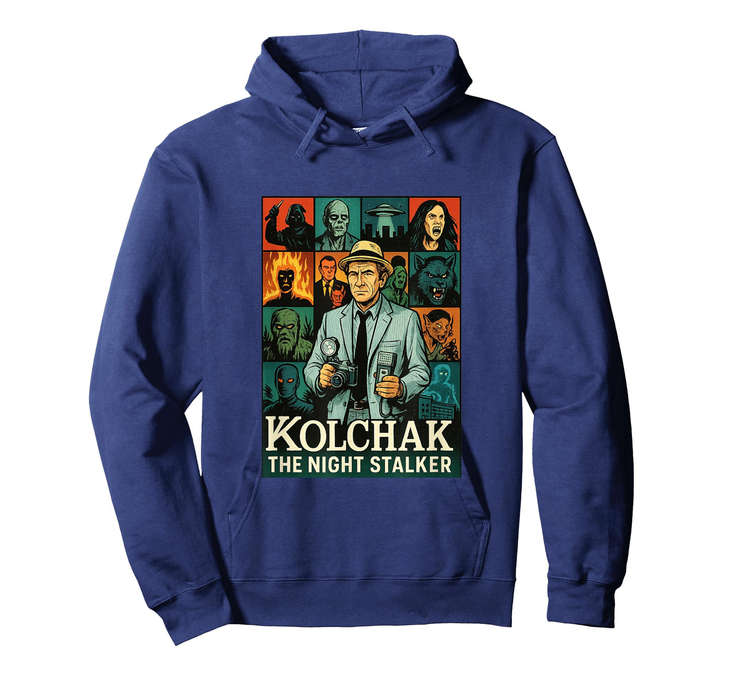 The Night Stalker Complete Episodes Collage Cult Horror T-Shirt