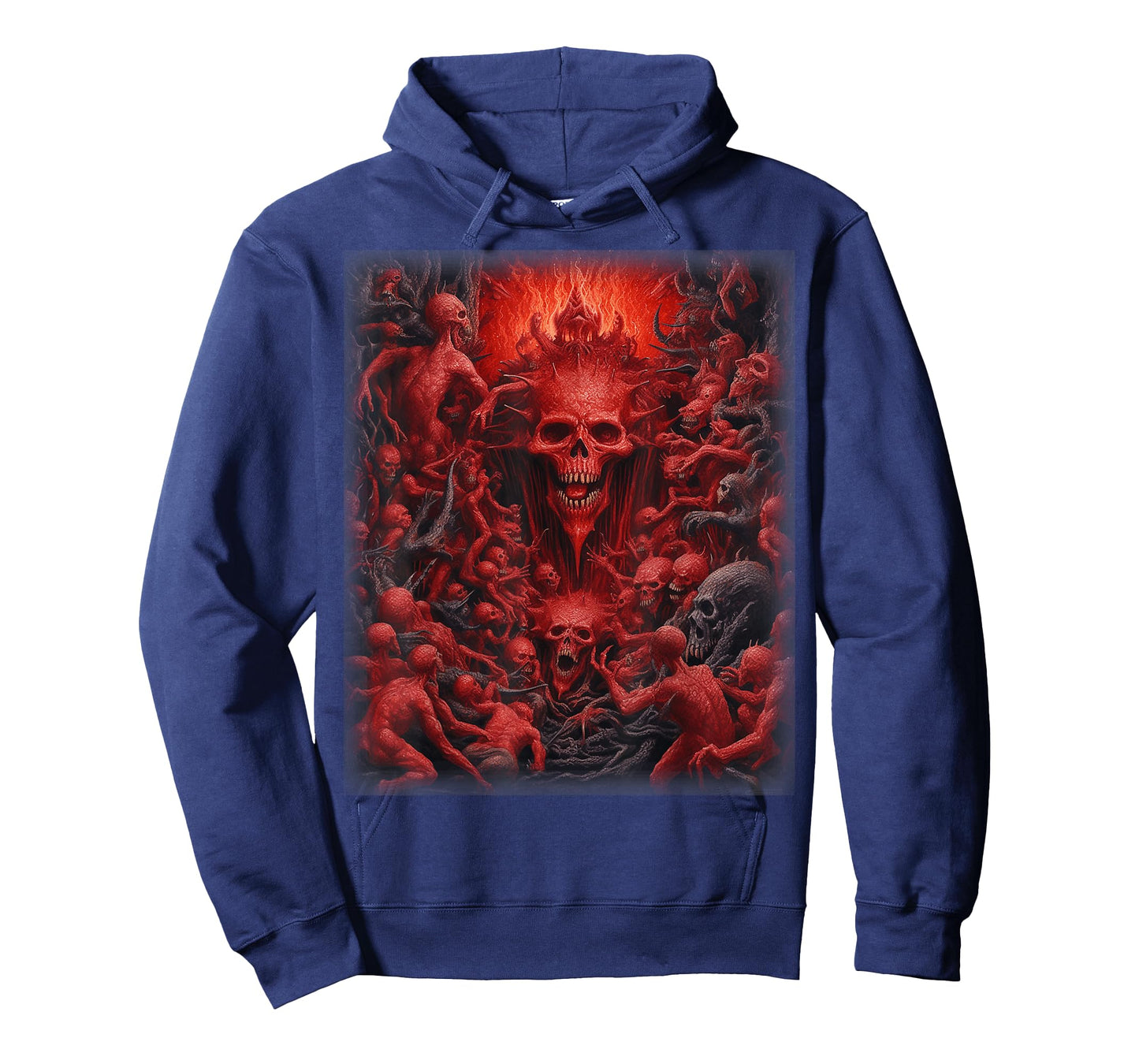 Visions of Hell | Satan Devils Demons Monster Skeleton Skull T-Shirt