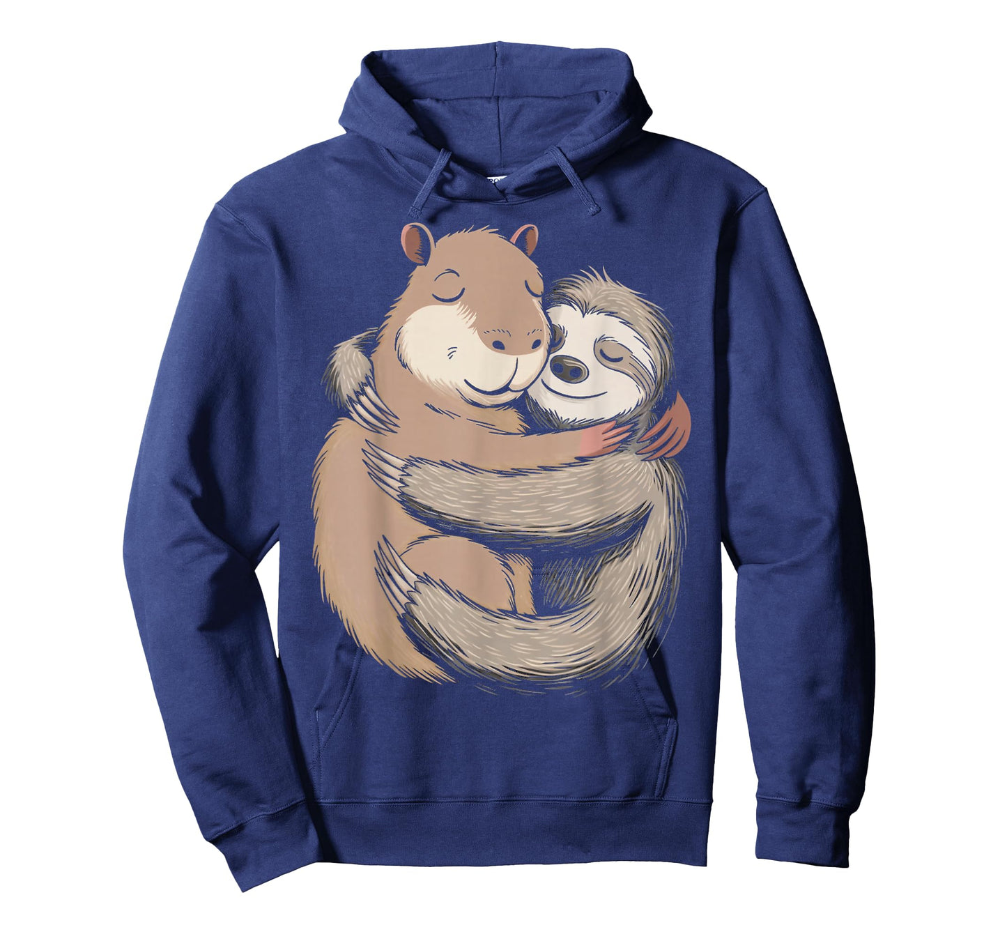 Capybara Hug Sloth Rodent Animals Kawaii Capybara T-Shirt