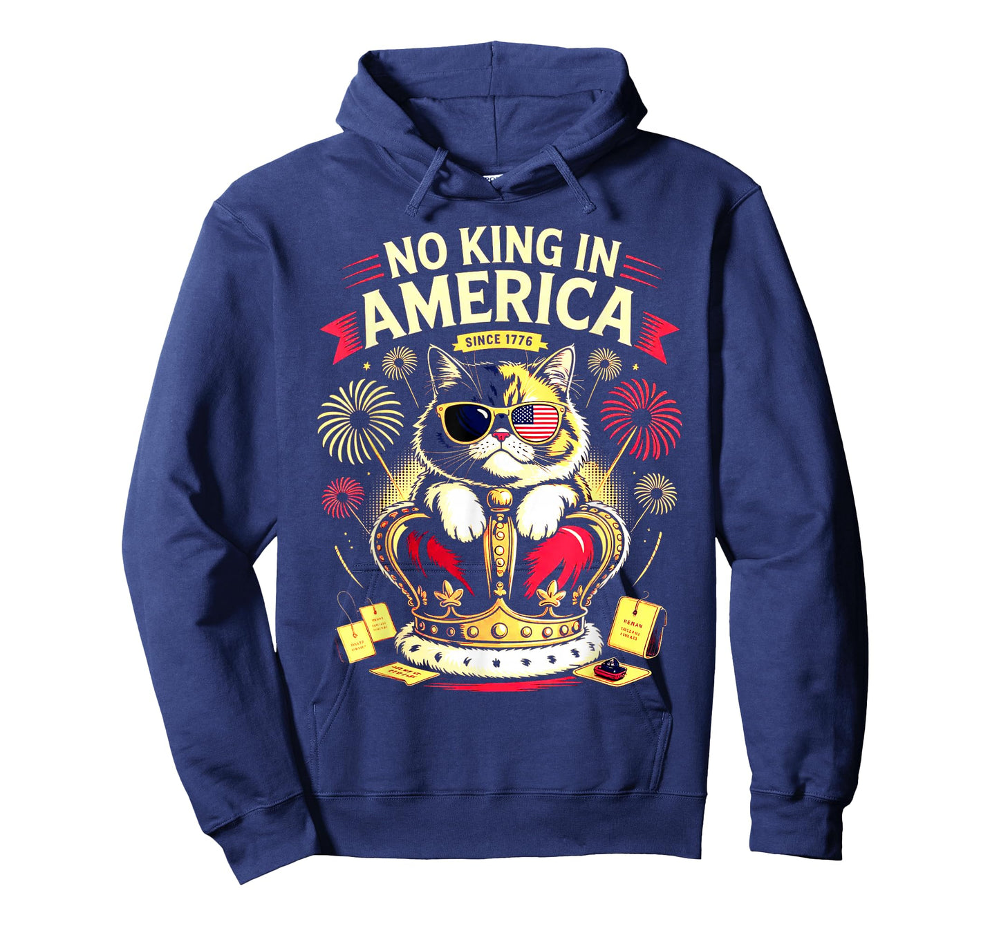 cat No Kings in America We The People Political Men Women T-Shirt