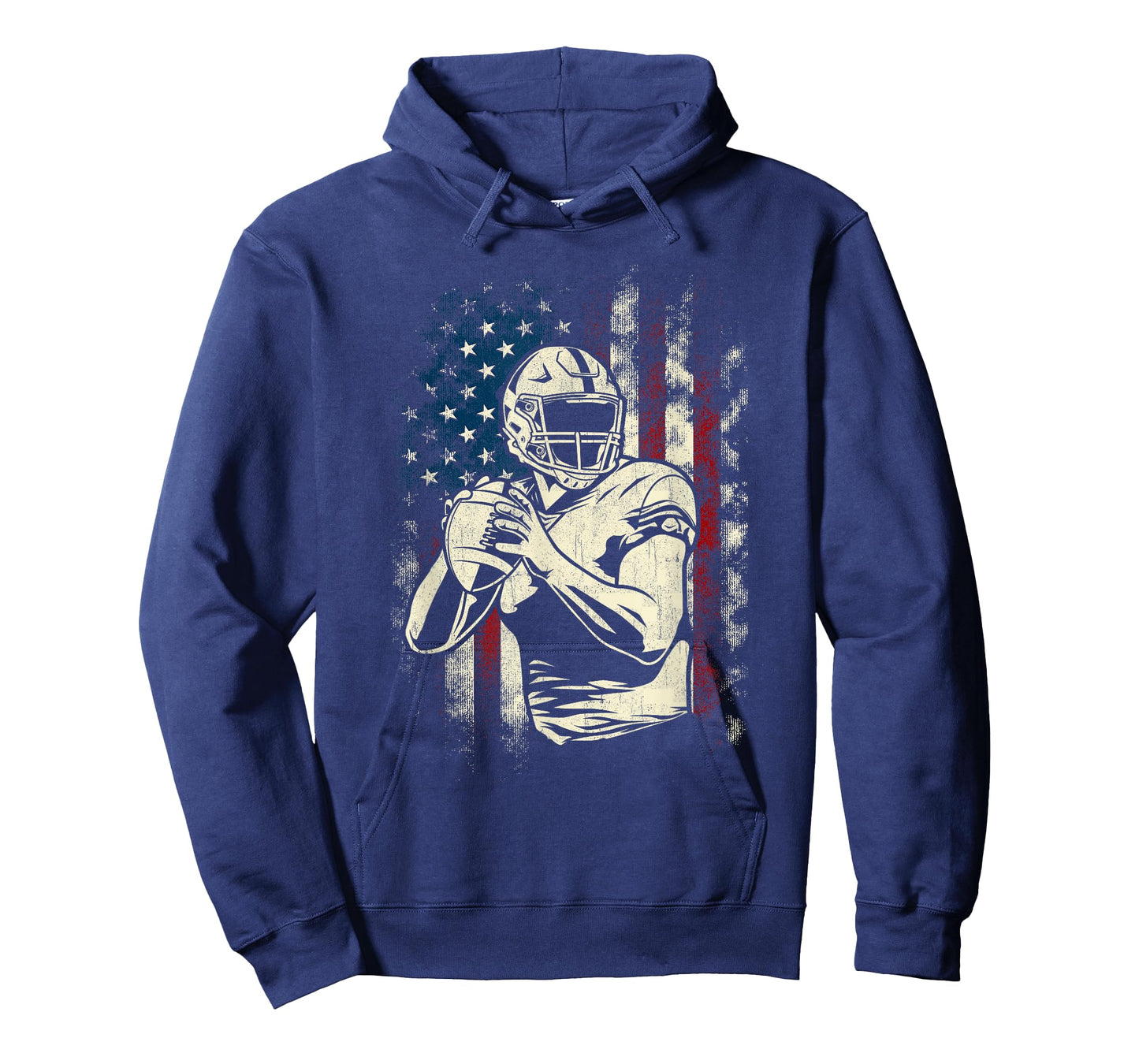 Patriotic Football Player - American Game Ball Sports Lover T-Shirt