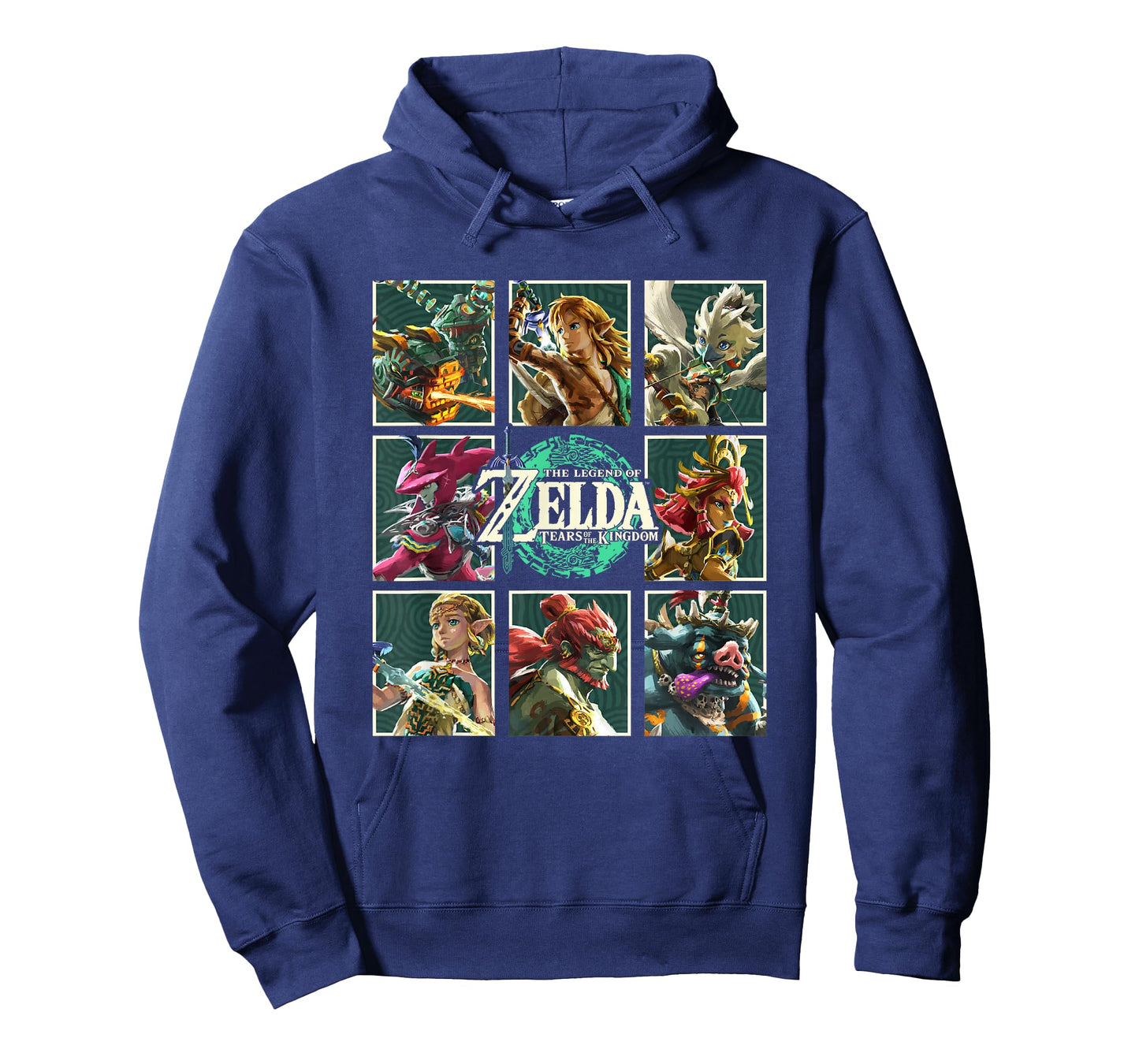 The Legend of Zelda Tears Of The Kingdom Character Boxes T-Shirt