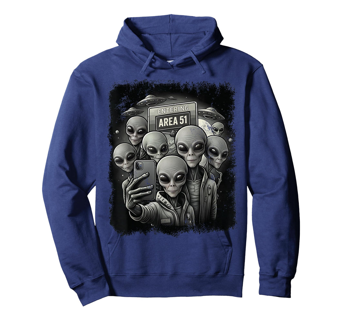 Happy Aliens Selfie Area 51 Funny UFO UAP Extraterrestrial T-Shirt