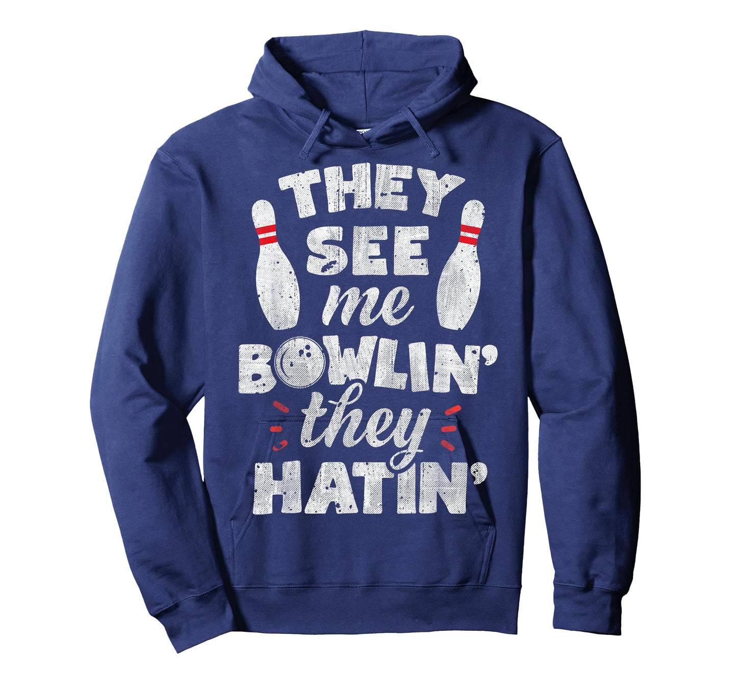 They See Me Bowlin' They Hatin' T shirt Bowling Bowlers Gift T-Shirt