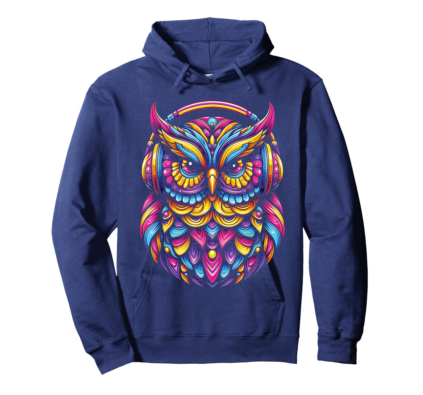 Rave Rainbow Owl House EDM Festival Raver Animal EDC Rave T-Shirt