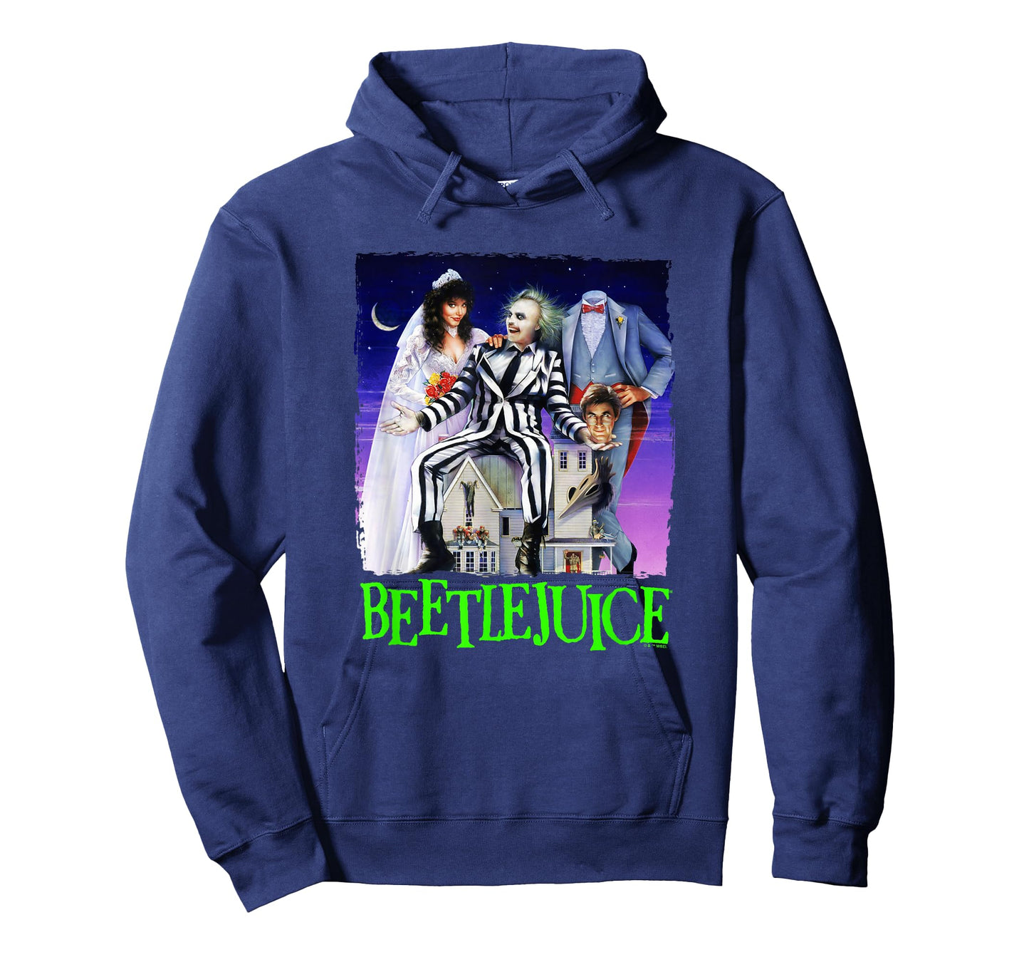 Beetlejuice Spooky Vintage Title Movie Poster T-Shirt